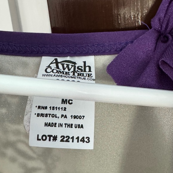 💚💚💚💚 RECITAL FORMAL GOWN in beautiful purple,off-white colors w/lace & sequins - Picture 5 of 10